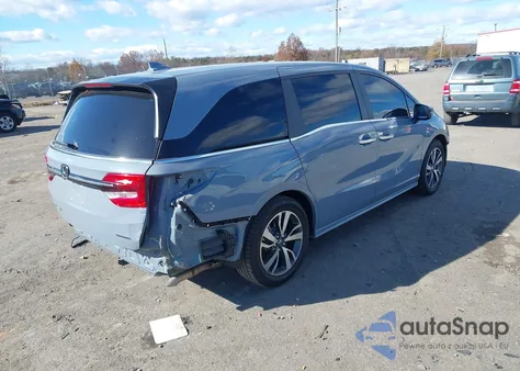 2023 Honda Odyssey Touring from USA, damaged, VIN 5FNRL6H85PB068348